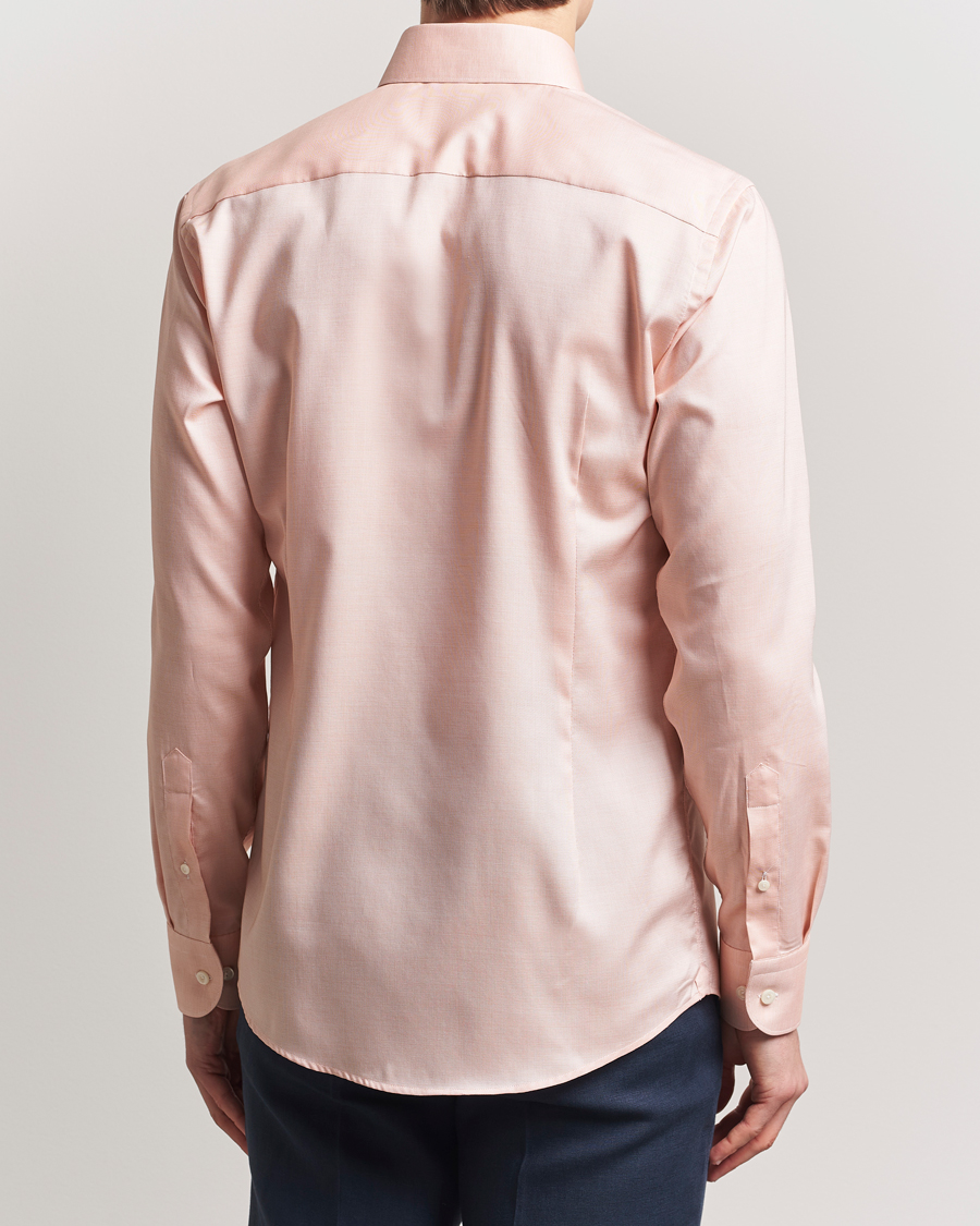 Herr | Skjortor | Eton | Slim Fit Wrinkle Free Oxford Shirt Orange