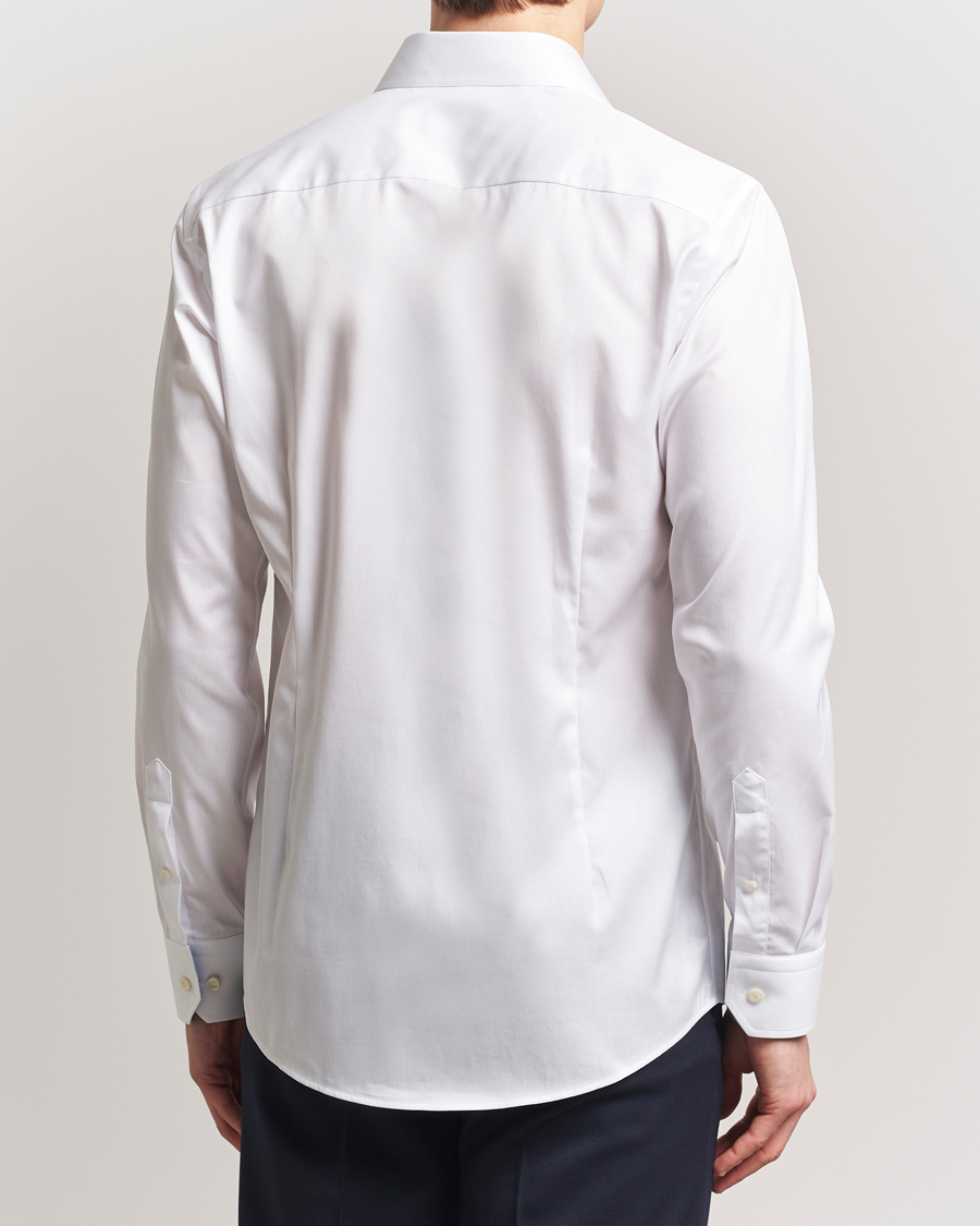 Herr | Skjortor | Eton | Slim Fit Signature Twill Contrast Shirt White