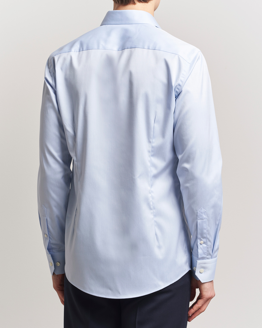 Herr | Skjortor | Eton | Slim Fit Signature Twill Contrast Shirt Light Blue