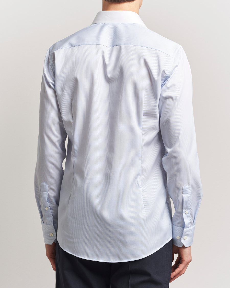 Herr | Skjortor | Eton | Slim Fit Fine Twill Shirt Light Blue