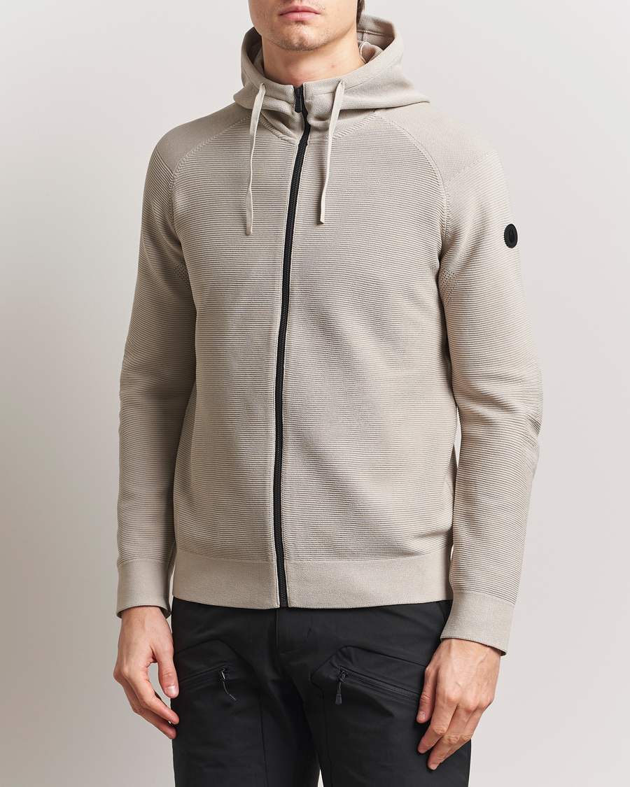 Herr | Tröjor | Sail Racing | Element Seamless Hooded Full Zip Sand