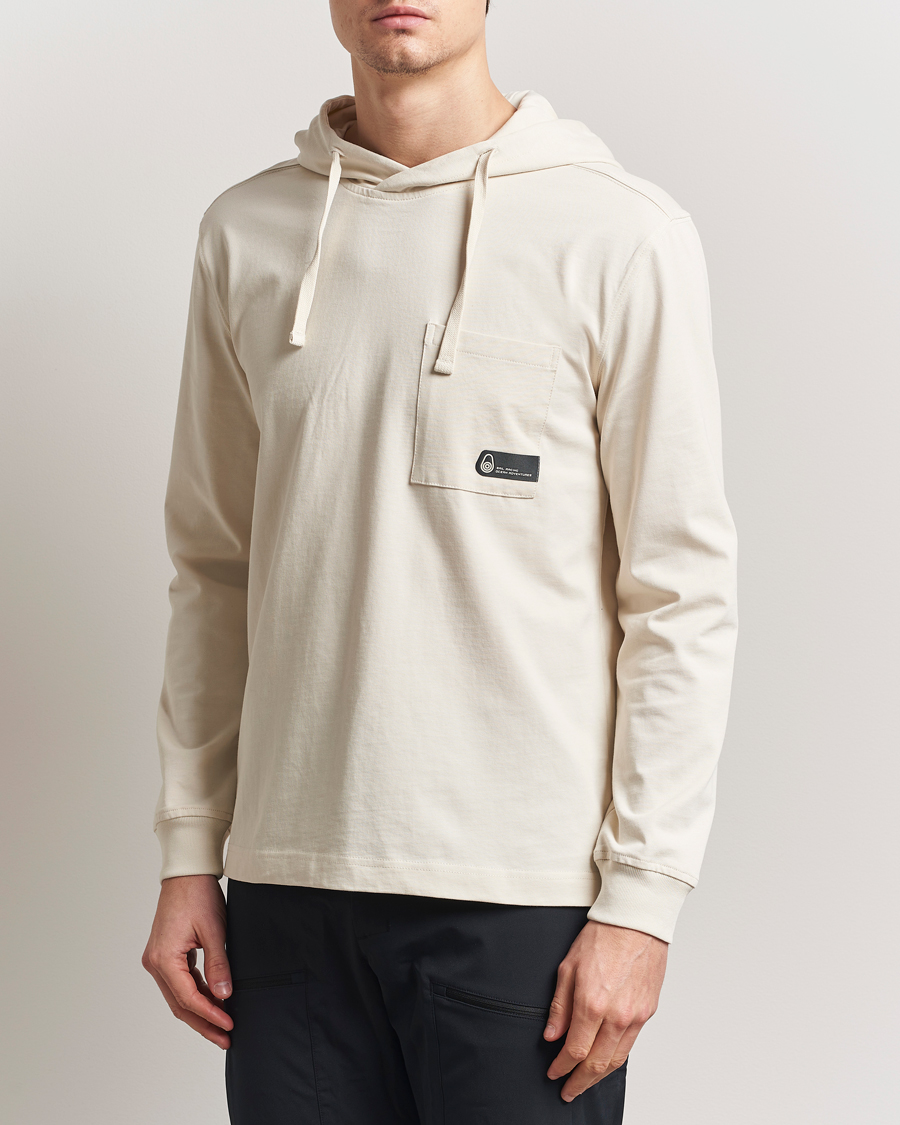 Herr | Tröjor | Sail Racing | Cyclone Heavy Cotton Hoodie Off White