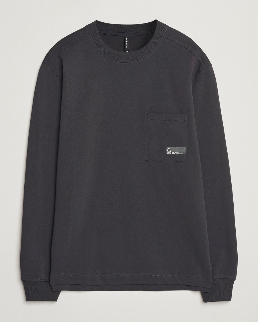 Herr | T-Shirts | Sail Racing | Cyclone Heavy Cotton Long Sleeve T-Shirt Phantom Grey