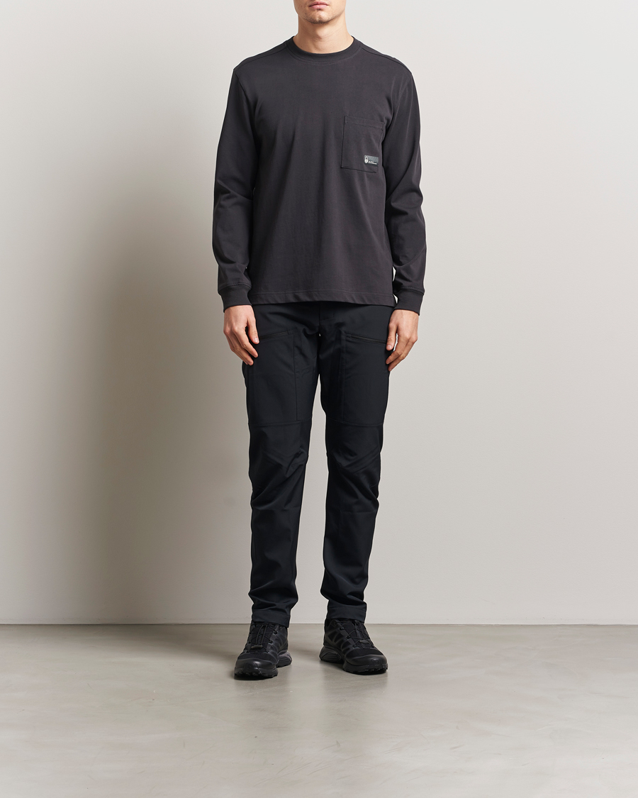 Herr | T-Shirts | Sail Racing | Cyclone Heavy Cotton Long Sleeve T-Shirt Phantom Grey