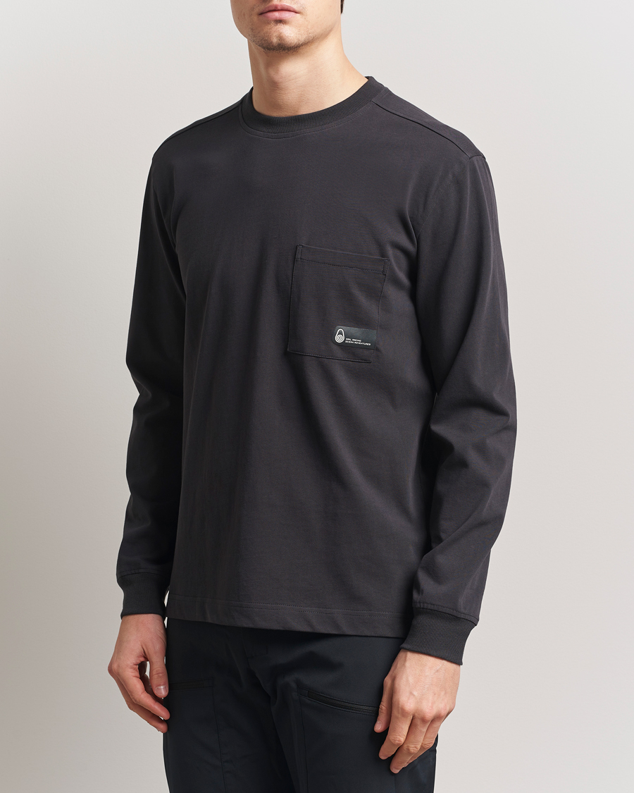 Herr | T-Shirts | Sail Racing | Cyclone Heavy Cotton Long Sleeve T-Shirt Phantom Grey