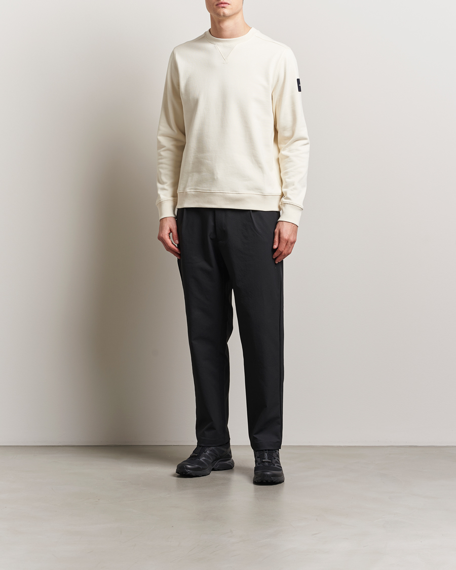 Herr | Tröjor | Sail Racing | Wind Crew Neck Sweatshirt Off White
