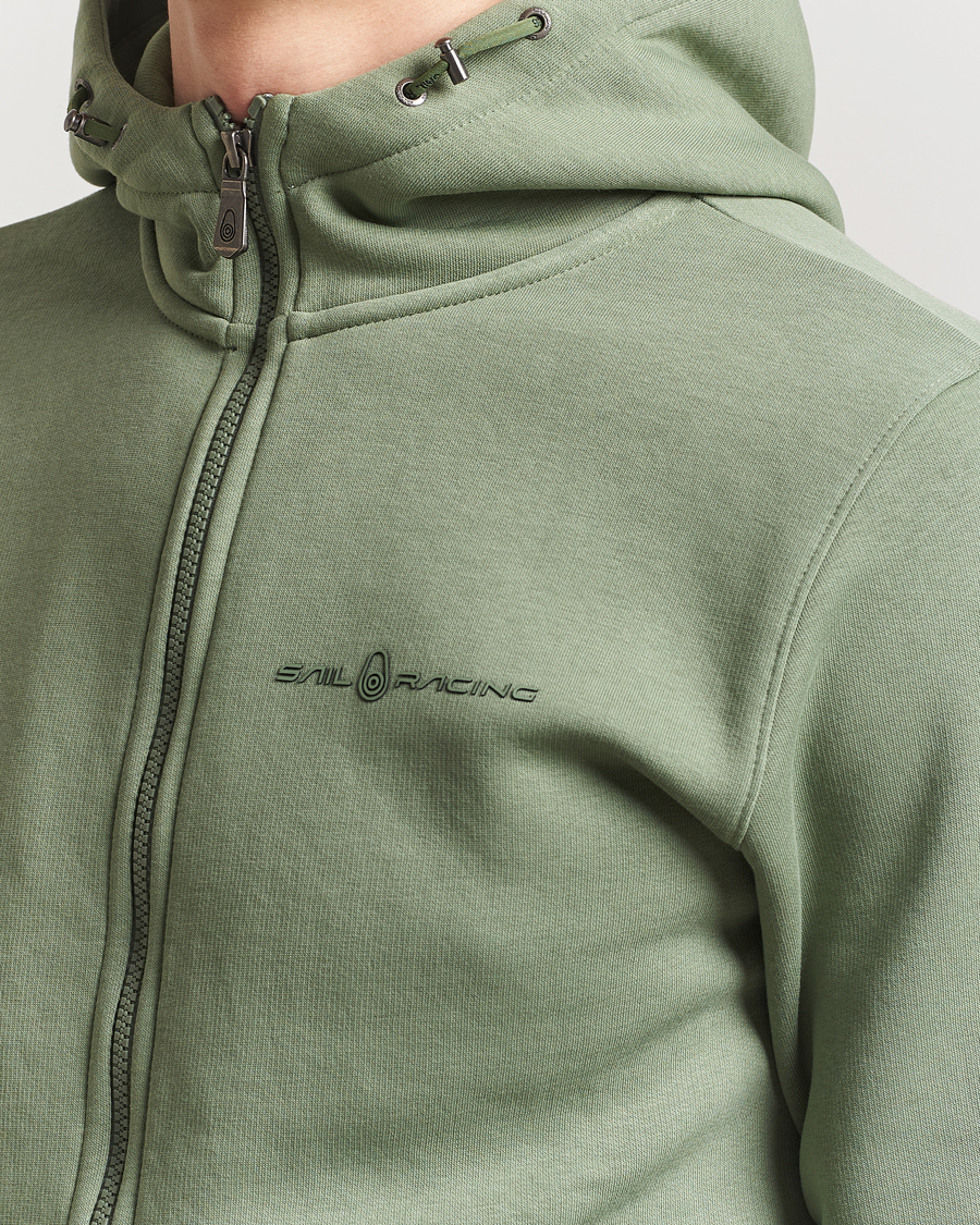 Herr | Tröjor | Sail Racing | Bowman Full Zip Hoodie Hedge Green