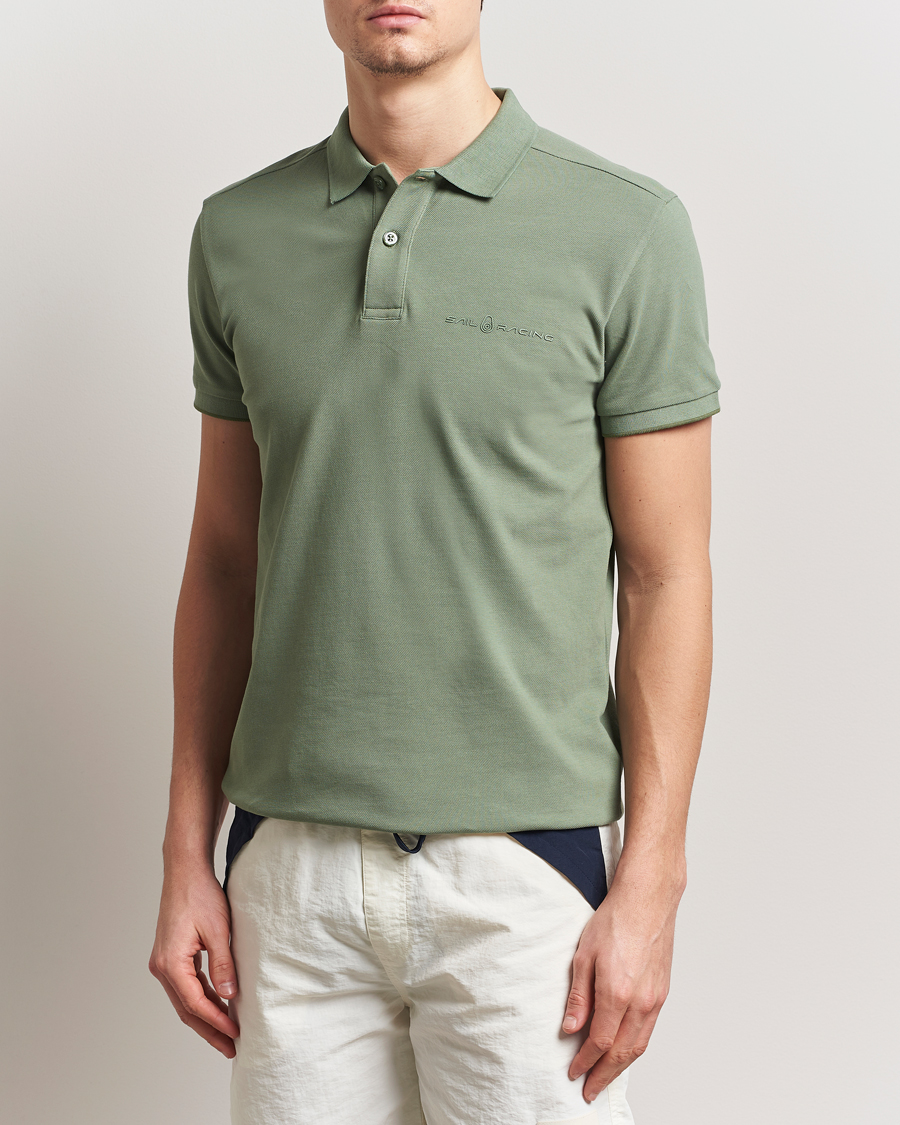 Herr | Pikéer | Sail Racing | Bowman Polo Hedge Green