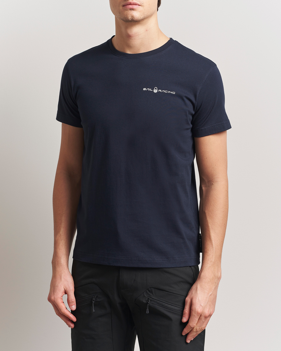 Herr | T-Shirts | Sail Racing | Bowman Crew Neck T-Shirt Dark Navy