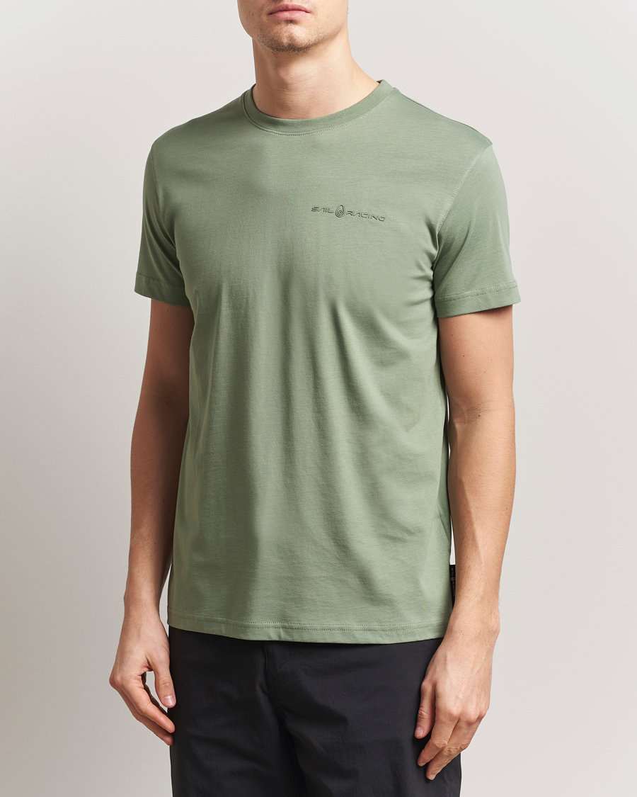 Herr | T-Shirts | Sail Racing | Bowman Crew Neck T-Shirt Hedge Green