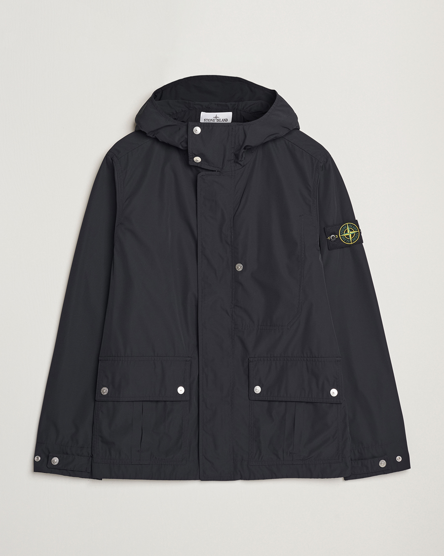 Herr | Jackor | Stone Island | Micro Twill Short Parka Black
