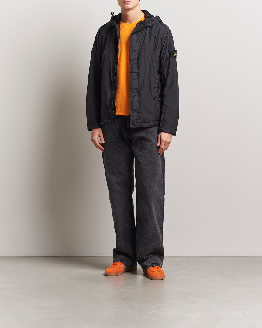 Herr | Jackor | Stone Island | Crinkle Reps Hooded Jacket Black