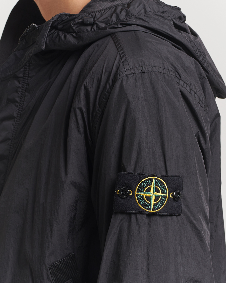 Herr | Jackor | Stone Island | Crinkle Reps Hooded Jacket Black