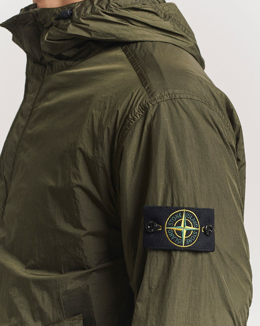Herr | Jackor | Stone Island | Crinkle Reps Hooded Jacket Military Green