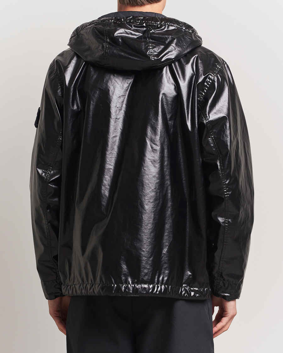Herr | Jackor | Stone Island | Mussola Gommata Hooded Jacket Black