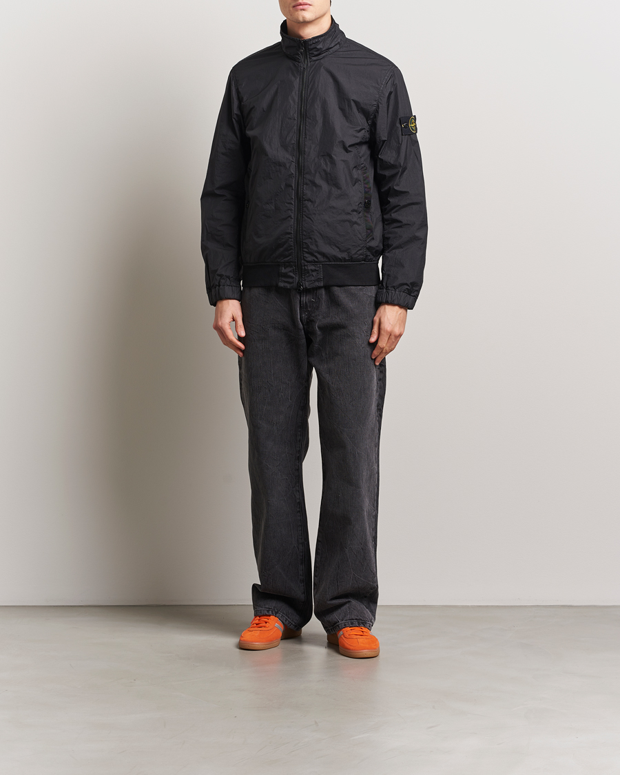 Herr | Jackor | Stone Island | Crinkle Reps Short Jacket Black