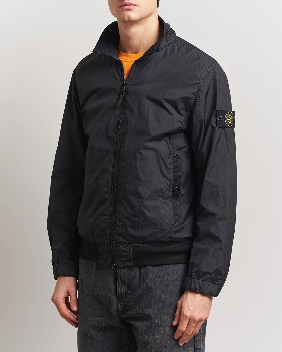 Herr | Jackor | Stone Island | Crinkle Reps Short Jacket Black