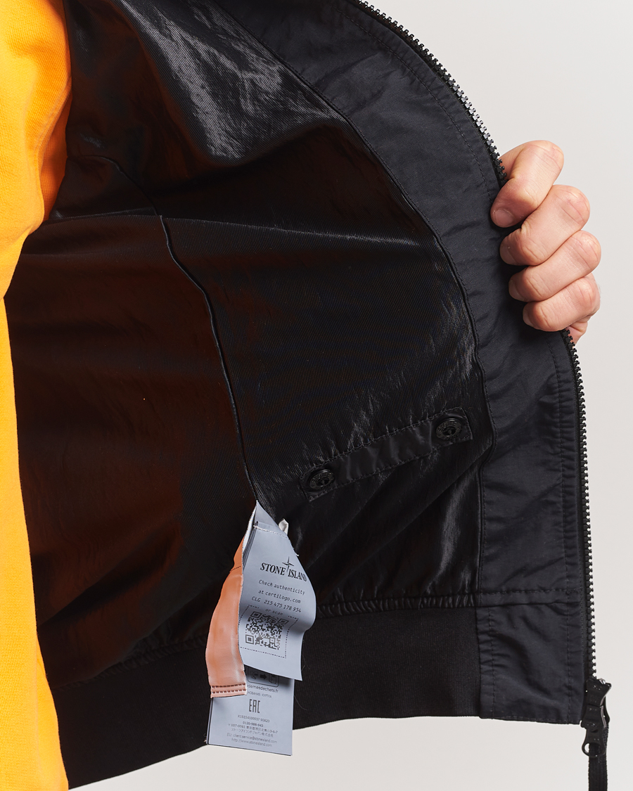 Herr | Jackor | Stone Island | Crinkle Reps Short Jacket Black