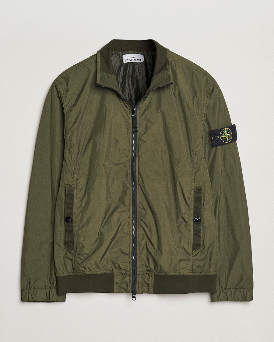 Herr | Jackor | Stone Island | Crinkle Reps Short Jacket Military Green