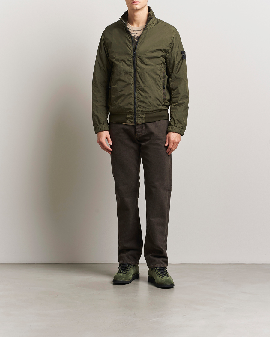 Herr | Jackor | Stone Island | Crinkle Reps Short Jacket Military Green