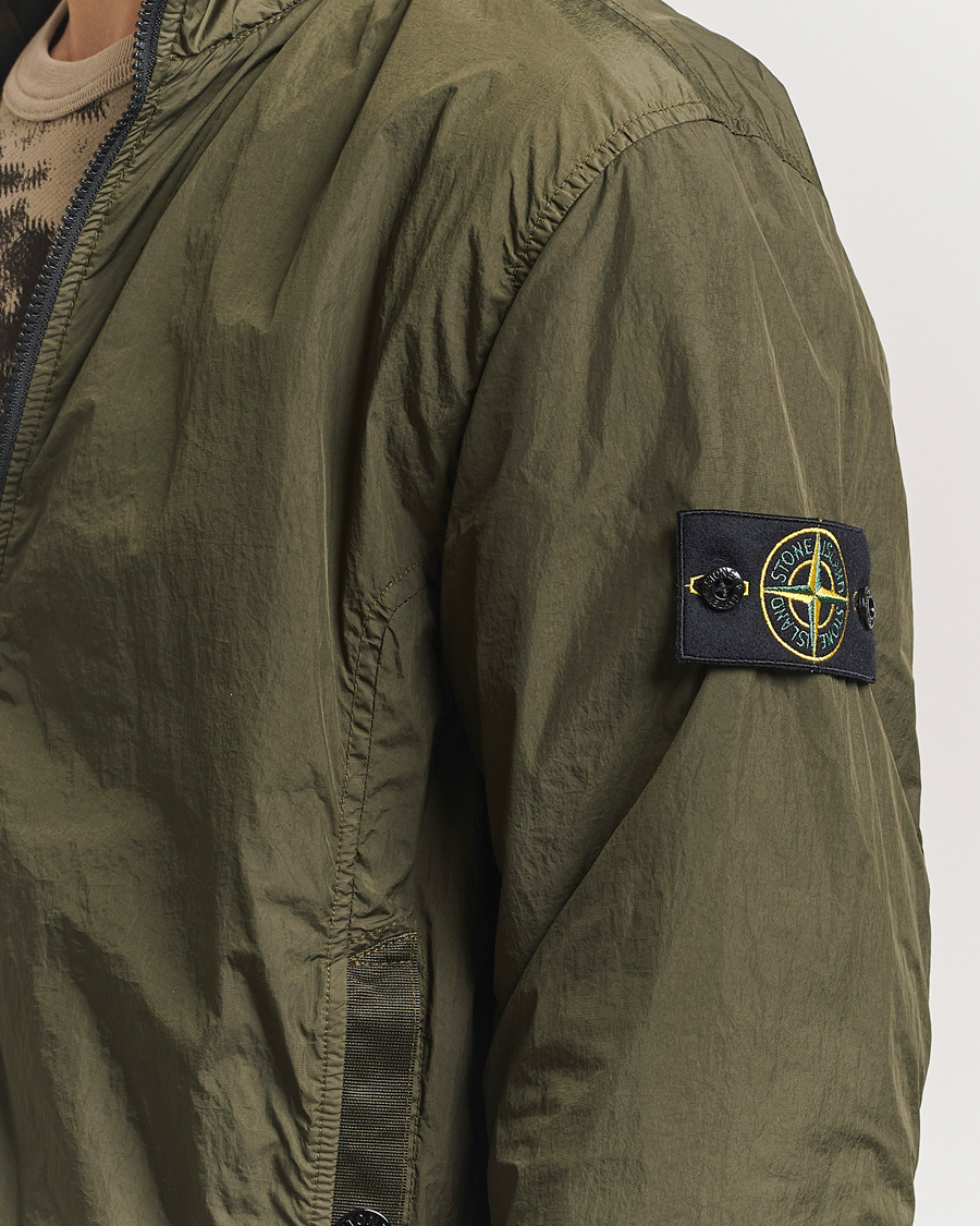 Herr | Jackor | Stone Island | Crinkle Reps Short Jacket Military Green