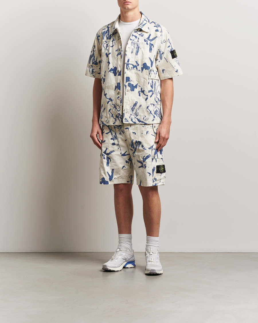 Herr | Shorts | Stone Island | Stretch Ripstop Camo Shorts Desert