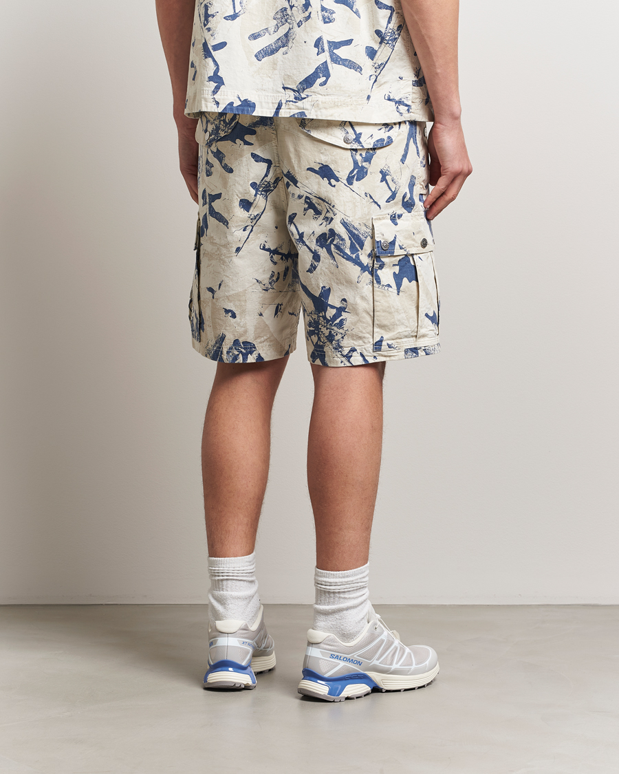 Herr | Shorts | Stone Island | Stretch Ripstop Camo Shorts Desert