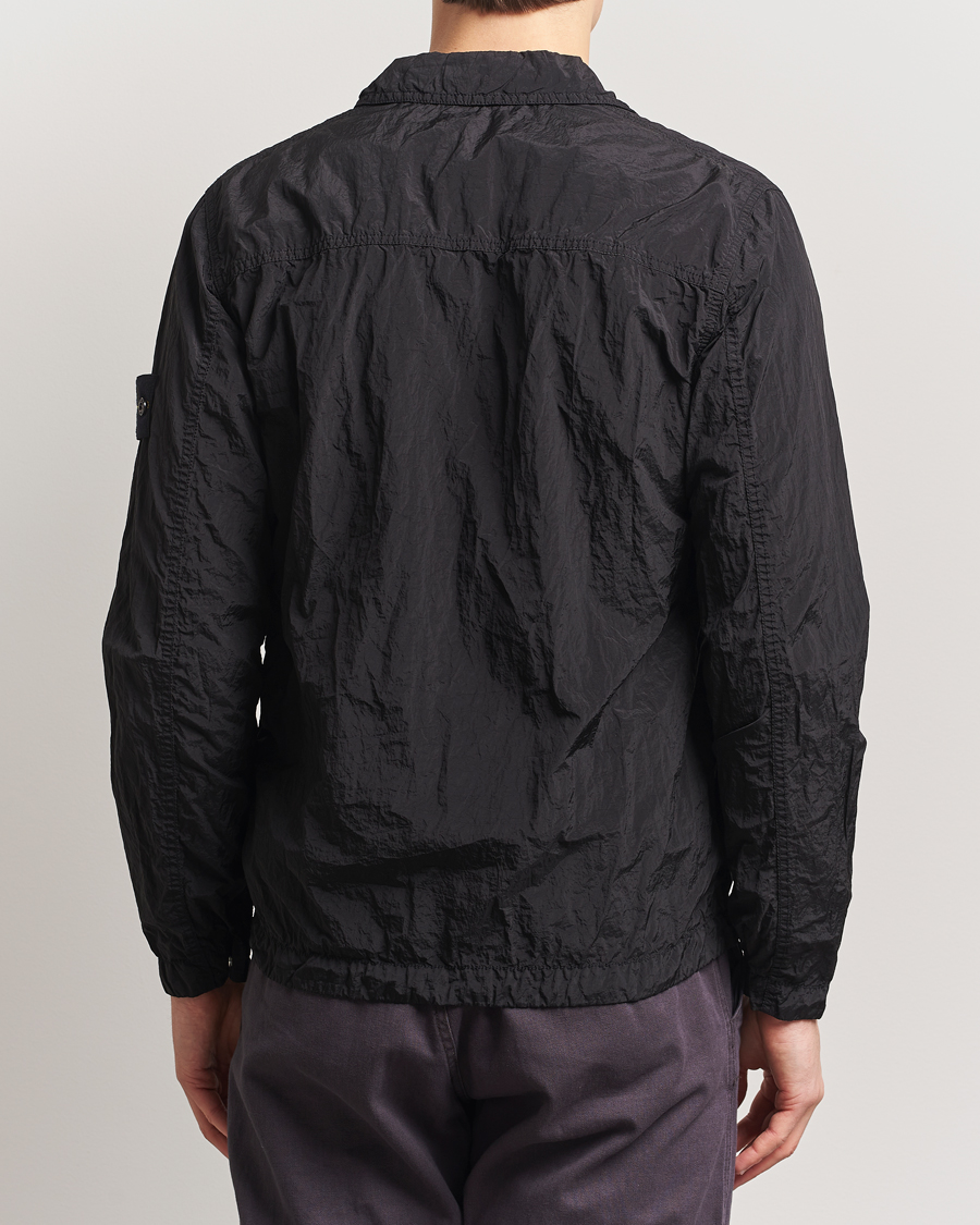 Herr | Skjortor | Stone Island | Nylon Metal Zip Overshirt Black