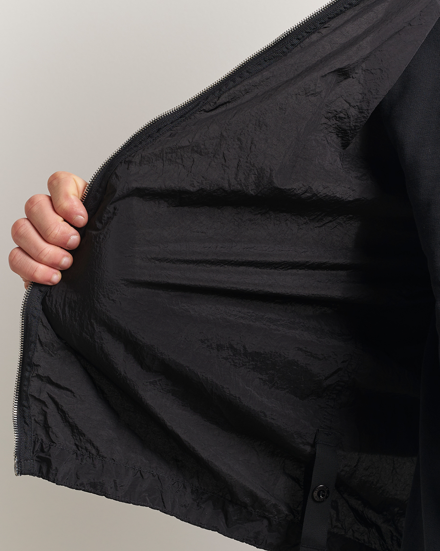 Herr | Skjortor | Stone Island | Nylon Metal Zip Overshirt Black