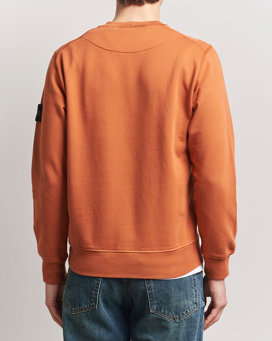 Herr | Tröjor | Stone Island | Garment Dyed Fleece Sweatshirt Sienna