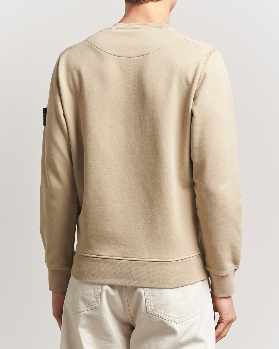 Herr | Tröjor | Stone Island | Garment Dyed Fleece Sweatshirt Desert