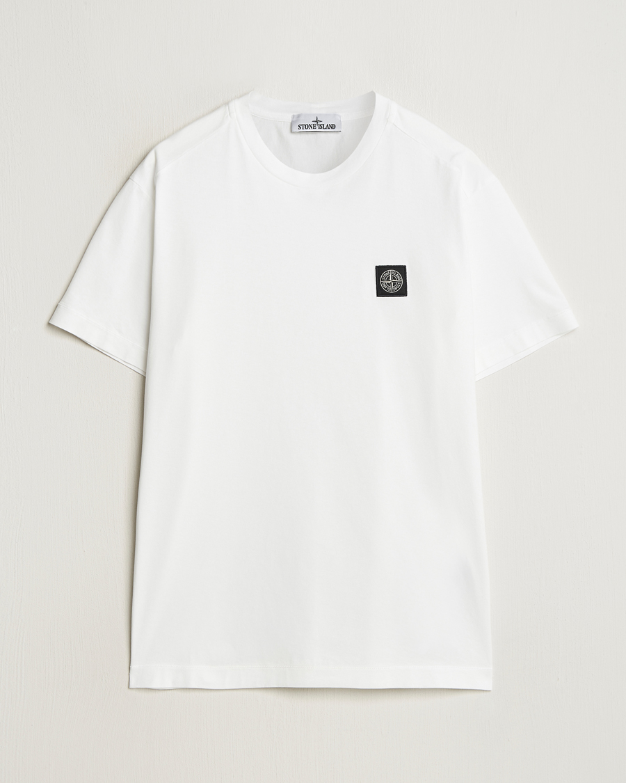 Herr | T-Shirts | Stone Island | Garment Dyed Cotton Jersey T-Shirt White