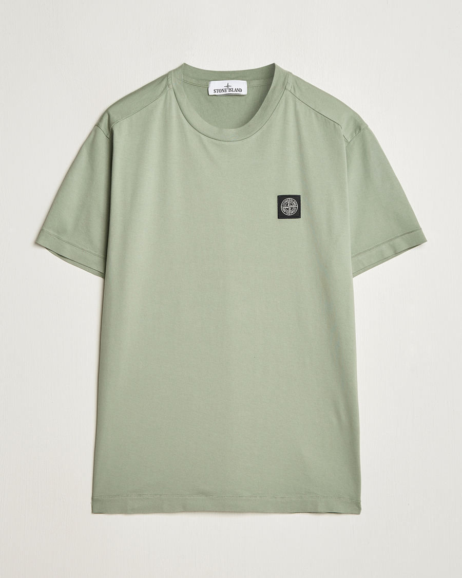 Herr | T-Shirts | Stone Island | Garment Dyed Cotton Jersey T-Shirt Sage