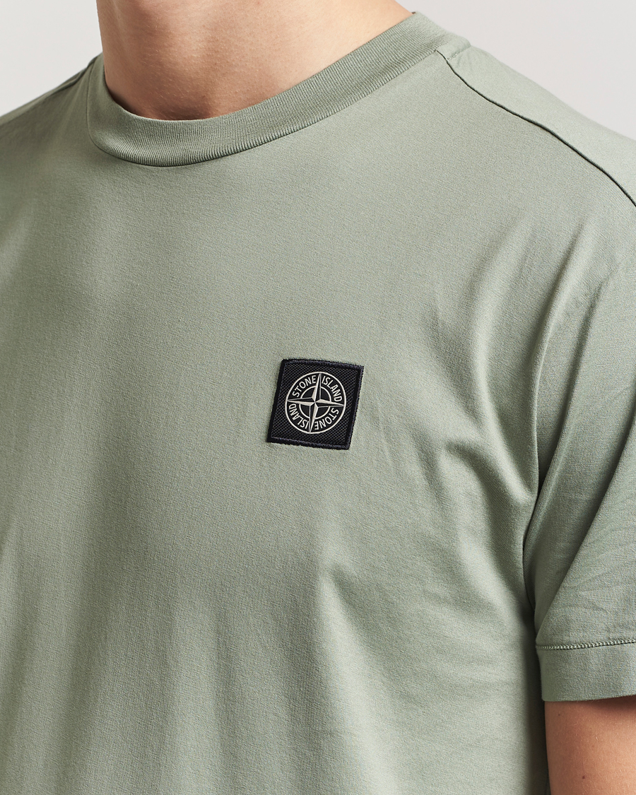 Herr | T-Shirts | Stone Island | Garment Dyed Cotton Jersey T-Shirt Sage
