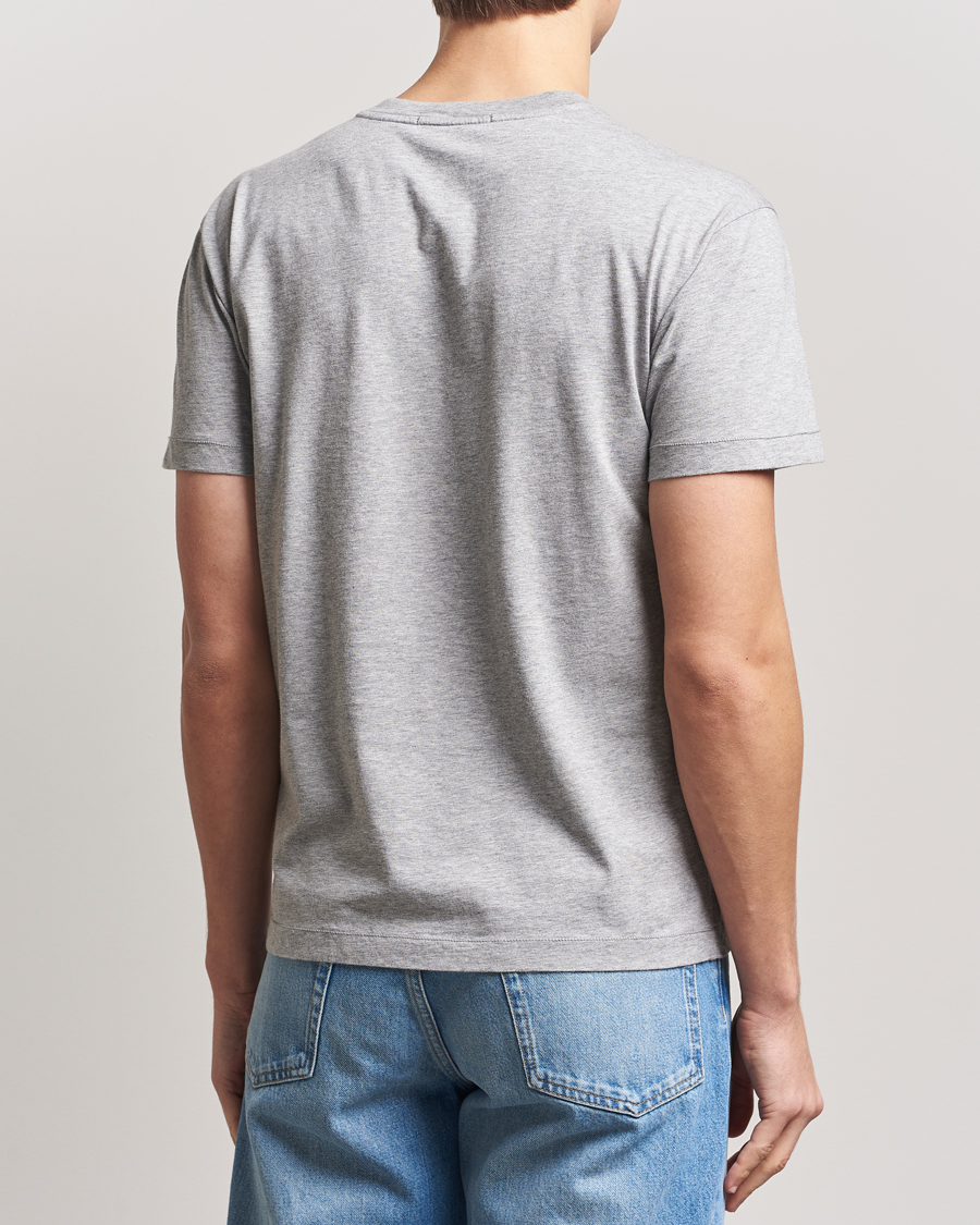 Herr | T-Shirts | Stone Island | Garment Dyed Cotton Jersey T-Shirt Melange Grey
