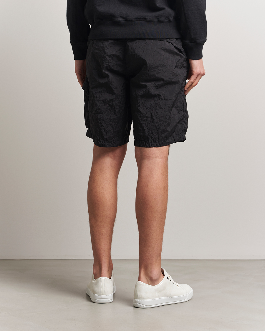 Herr | Shorts | Stone Island | Nylon Metal Drawstring Cargo Shorts Black