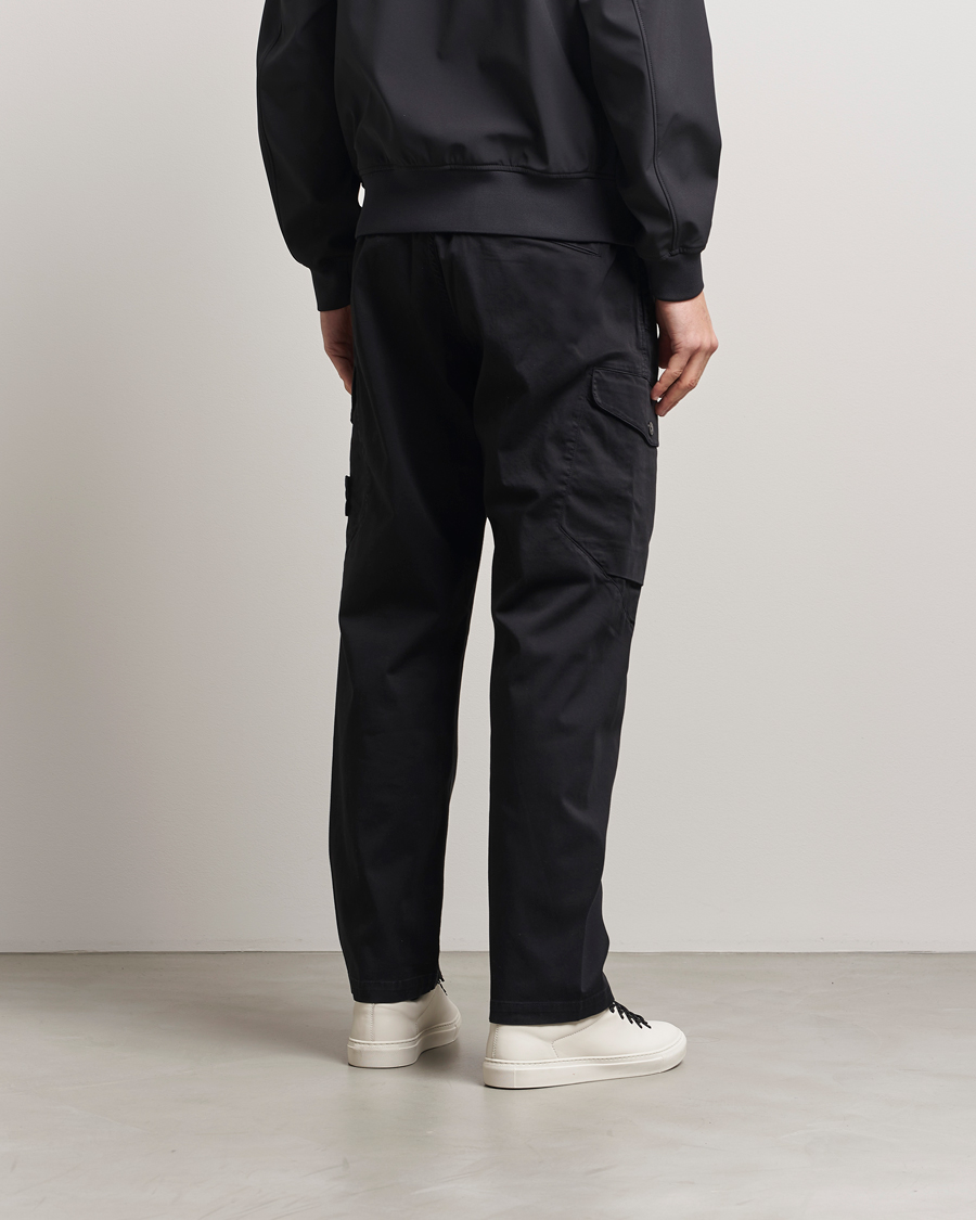 Herr | Byxor | Stone Island | Regular Fit Cotton Stretch Cargo Pants Black