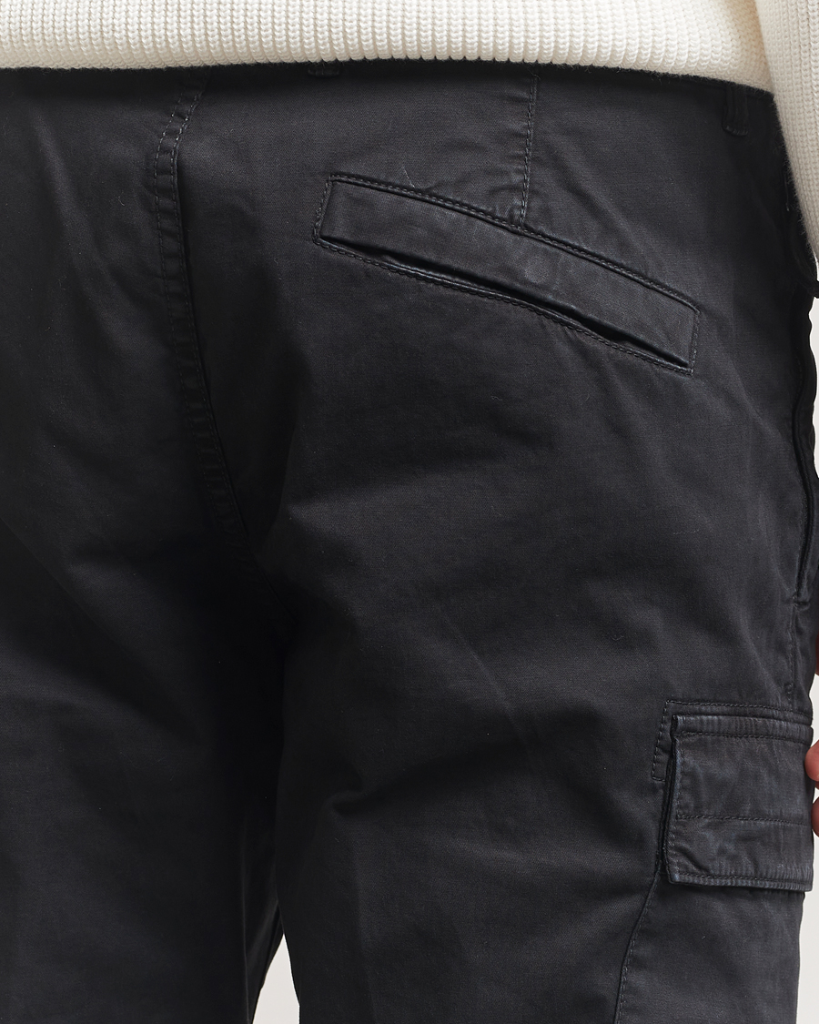 Herr | Byxor | Stone Island | Stretch Twill Cargo Pants Black
