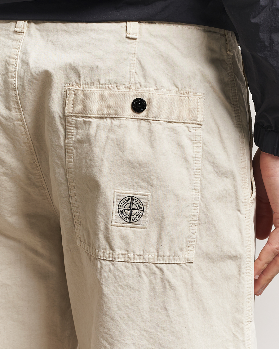 Herr | Byxor | Stone Island | Brushed Cotton Canvas Fatigue Pants Sand