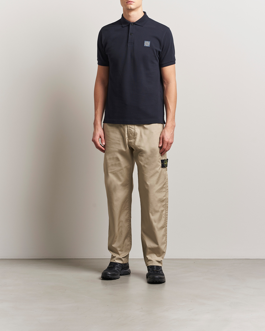 Herr | Byxor | Stone Island | Supima Cotton Canvas Pants Desert