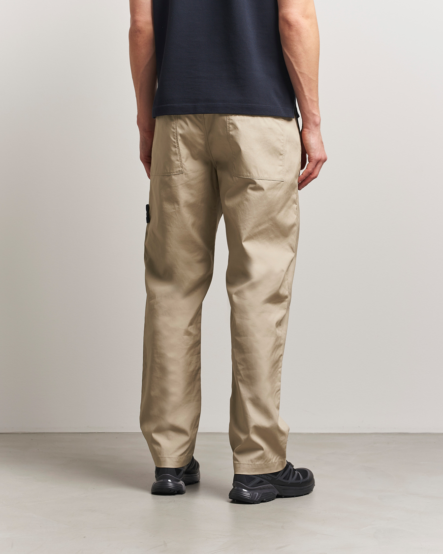 Herr | Byxor | Stone Island | Supima Cotton Canvas Pants Desert