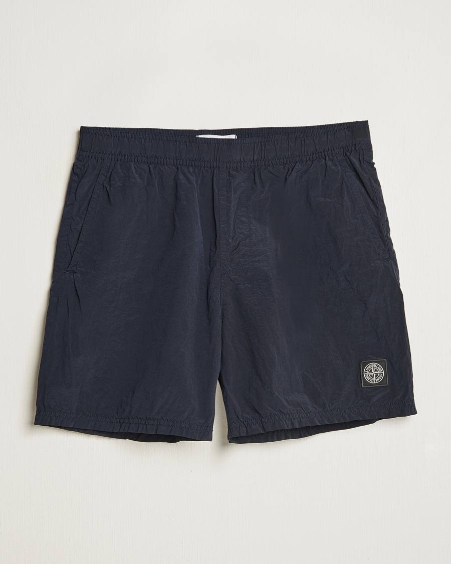 Herr | Badbyxor | Stone Island | Nylon Metal Econyl Swimshorts Navy Blue