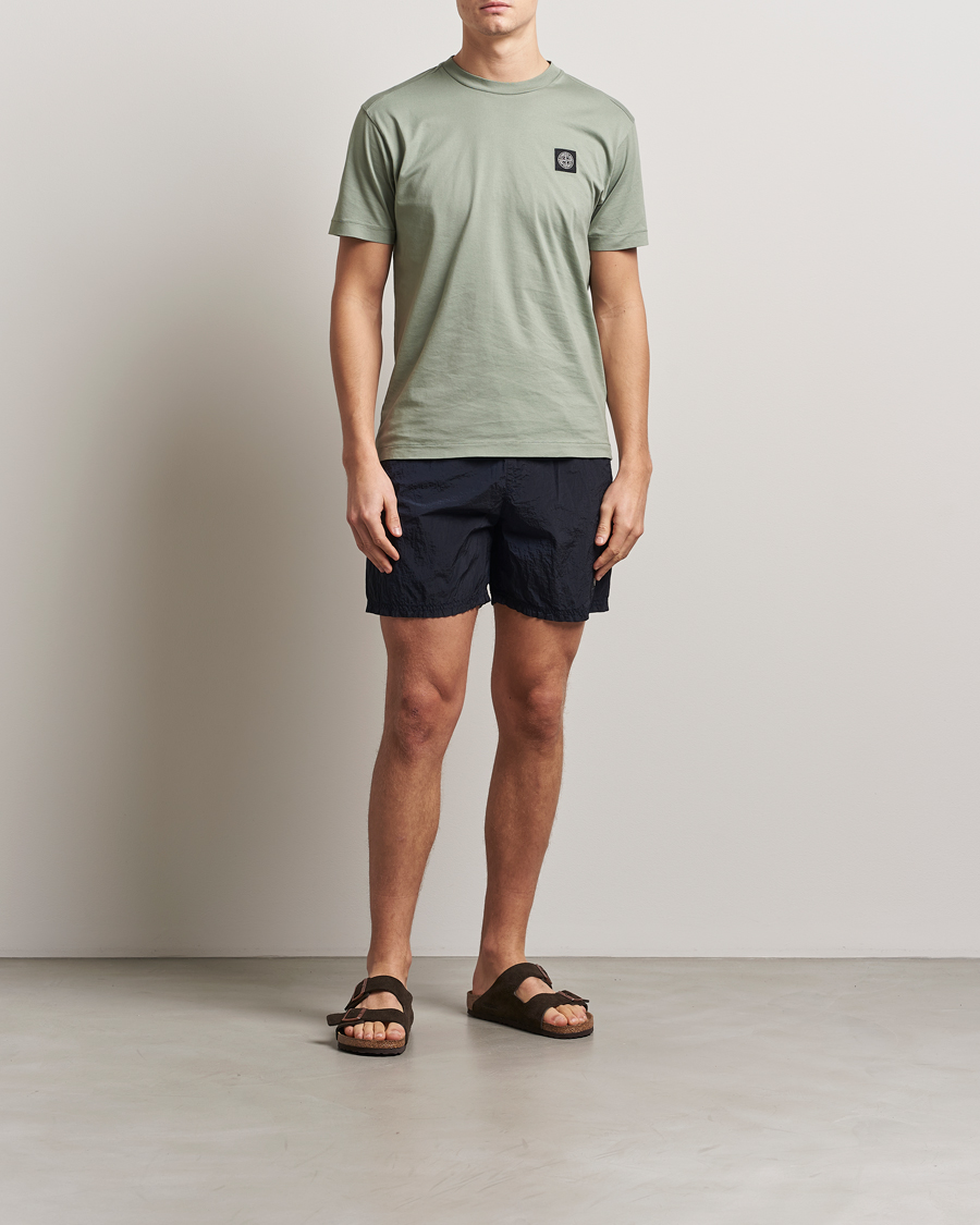Herr | Badbyxor | Stone Island | Nylon Metal Econyl Swimshorts Navy Blue