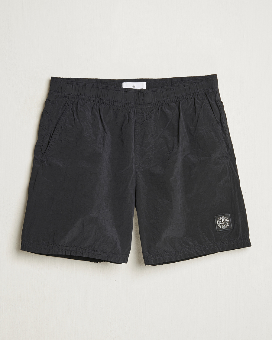 Herr | Badbyxor | Stone Island | Nylon Metal Econyl Swimshorts Black