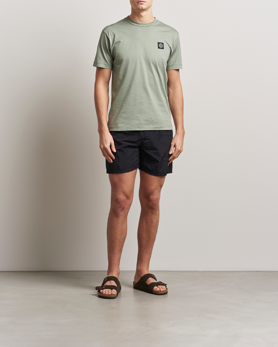 Herr | Badbyxor | Stone Island | Nylon Metal Econyl Swimshorts Black
