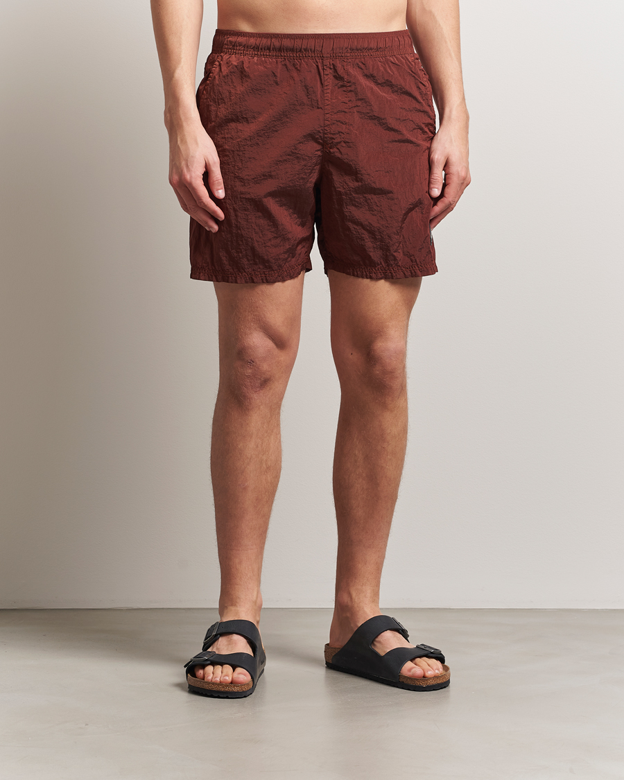 Herr | Badbyxor | Stone Island | Nylon Metal Econyl Swimshorts Copper