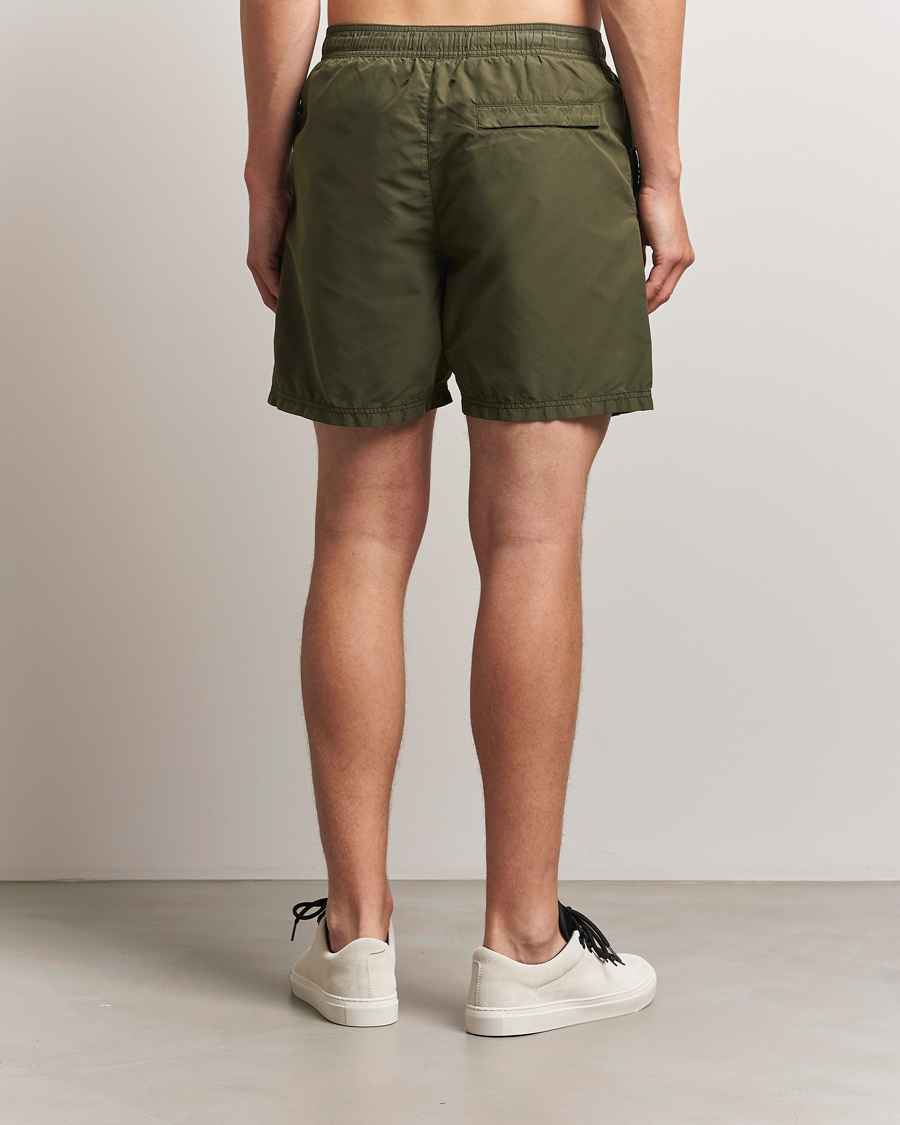 Herr | Badbyxor | Stone Island | Brushed Nylon Swimshorts Military Green