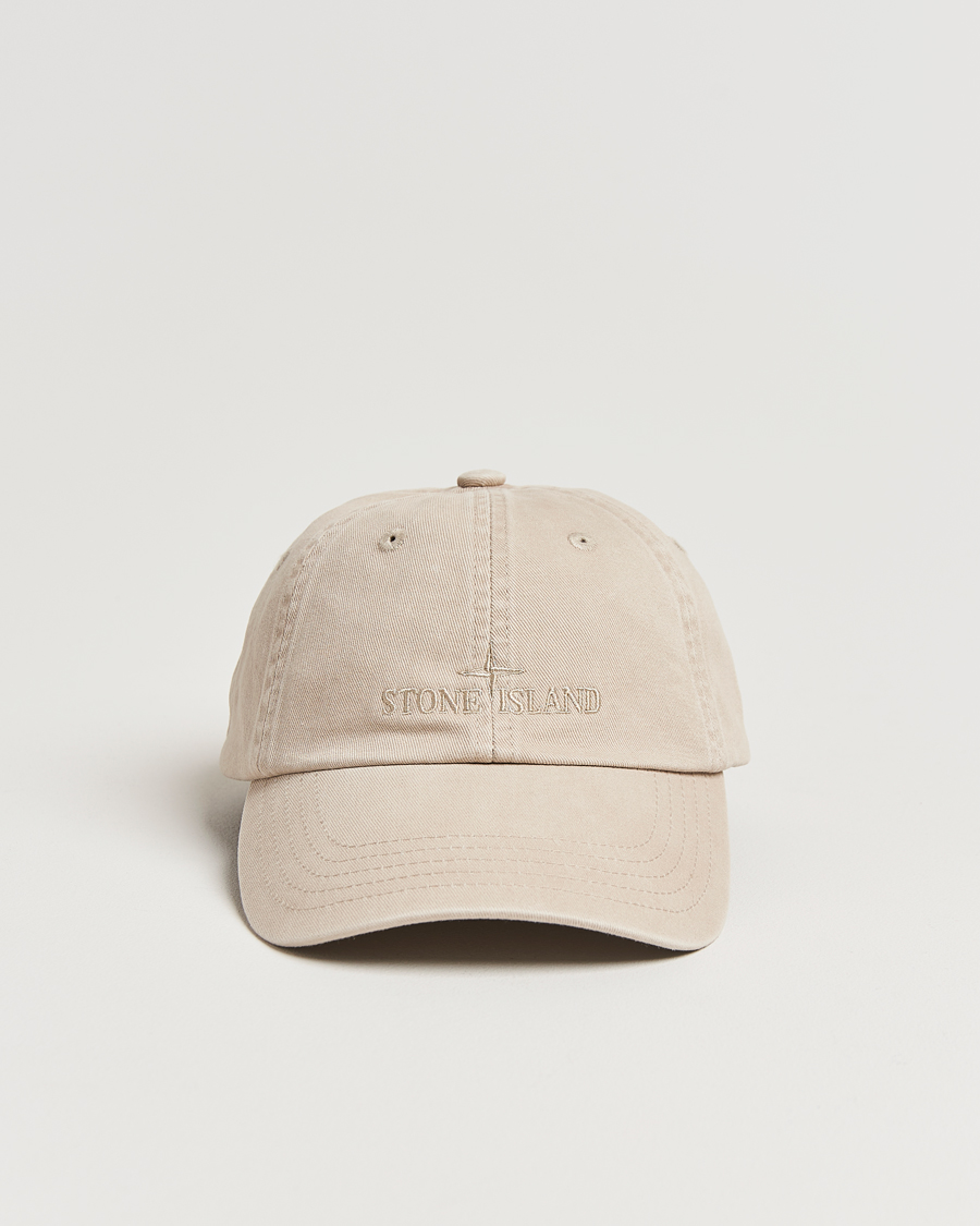 Herr | Hattar & kepsar | Stone Island | Cotton Gabardine Cap Desert