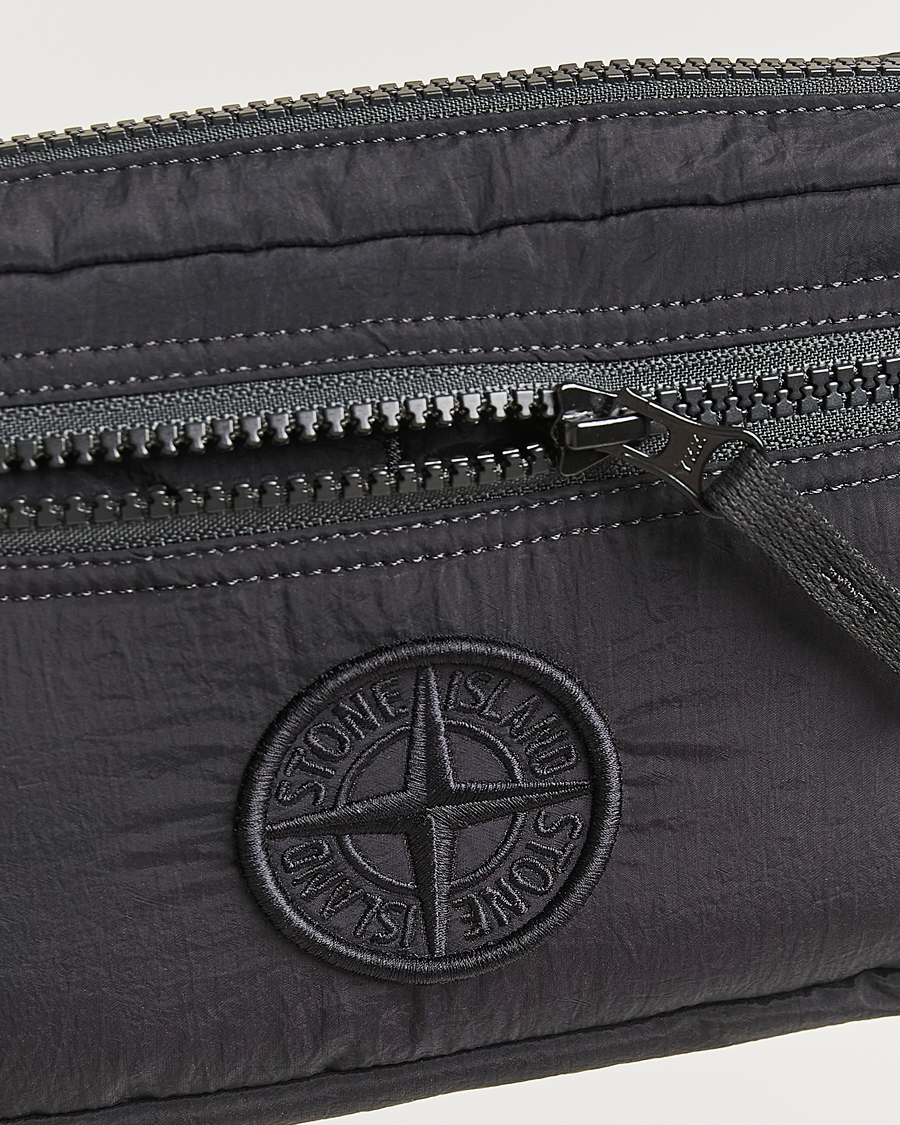 Herr | Stone Island Nylon Metal Pouch Black | Stone Island | Nylon Metal Pouch Black