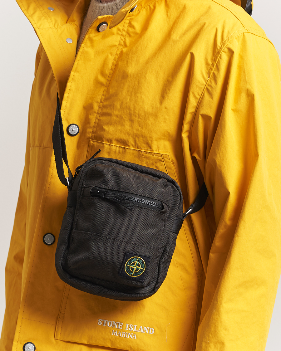 Herr | Väskor | Stone Island | Cordura Cross Body Bag Lead Grey